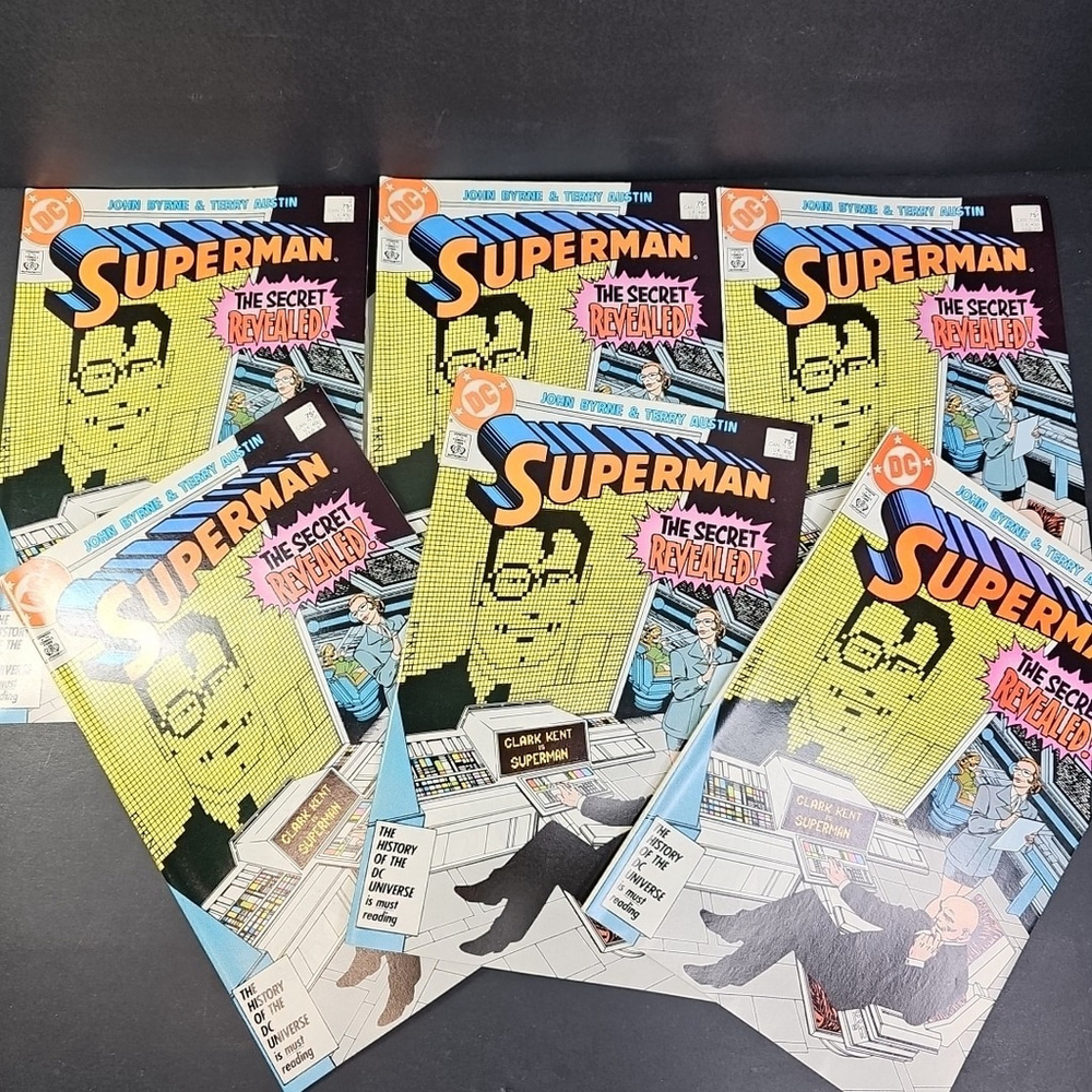 Set Of 6 Superman #2 (Feb 1987, DC) All In Very Good To Like New Condition